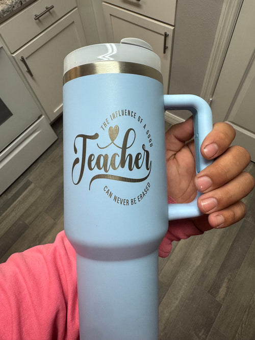 Custom laser engraved